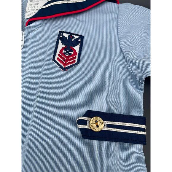 Vintage Baby Navy Outfit Size 6-9 months - Picture 2 of 5